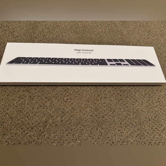 NWT! Apple “Magic Keyboard” with Touch ID - Silver and Black - Picture 1 of 6